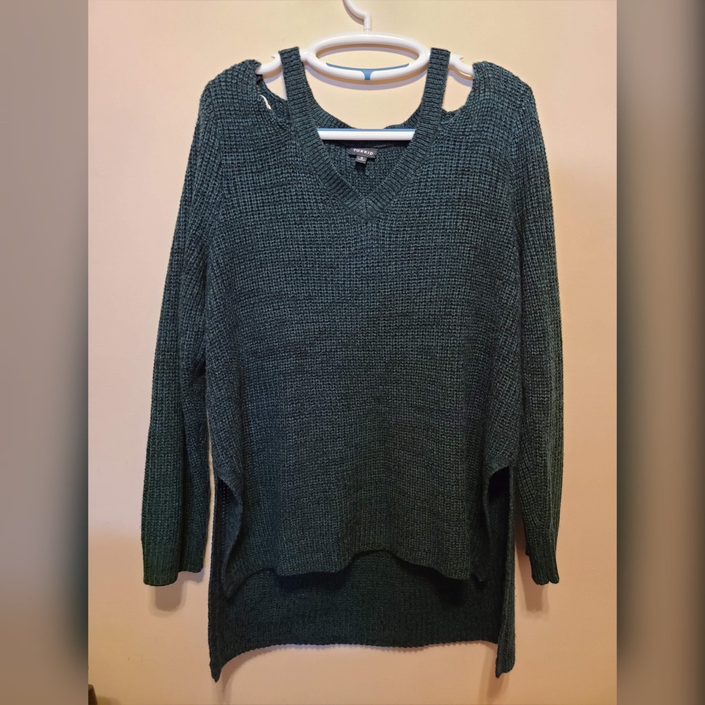 *DISCONTINUED* Torrid Marled Knit Sweater